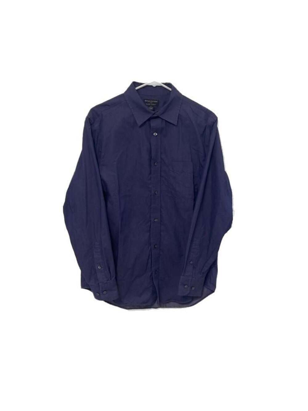 Banana Republic Men's Non-Iron Classic Fit Solid Dress Shirt Blue Size M 15-15.5